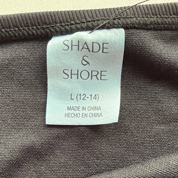 Shade & Shore Classic Black Bikini Bottom, Size Large - Picture 2 of 8